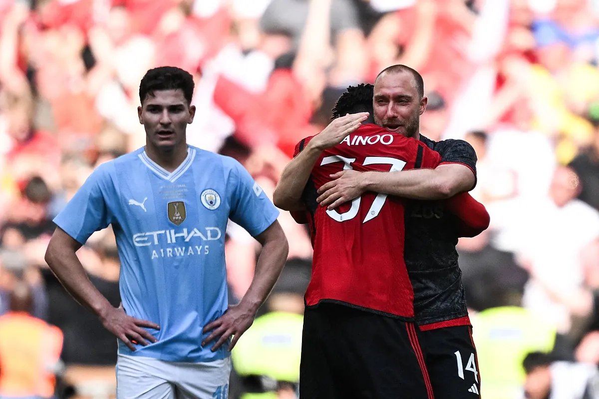 Premier League: El United sorprende a Guardiola en Wembley y le arrebata la FA Cup