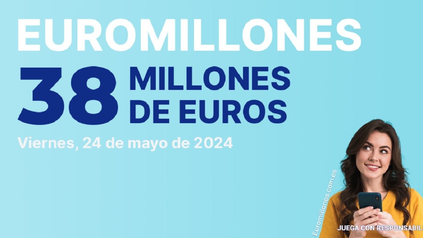 Euromillones: comprobar los resultados del sorteo de hoy, viernes 24 de mayo