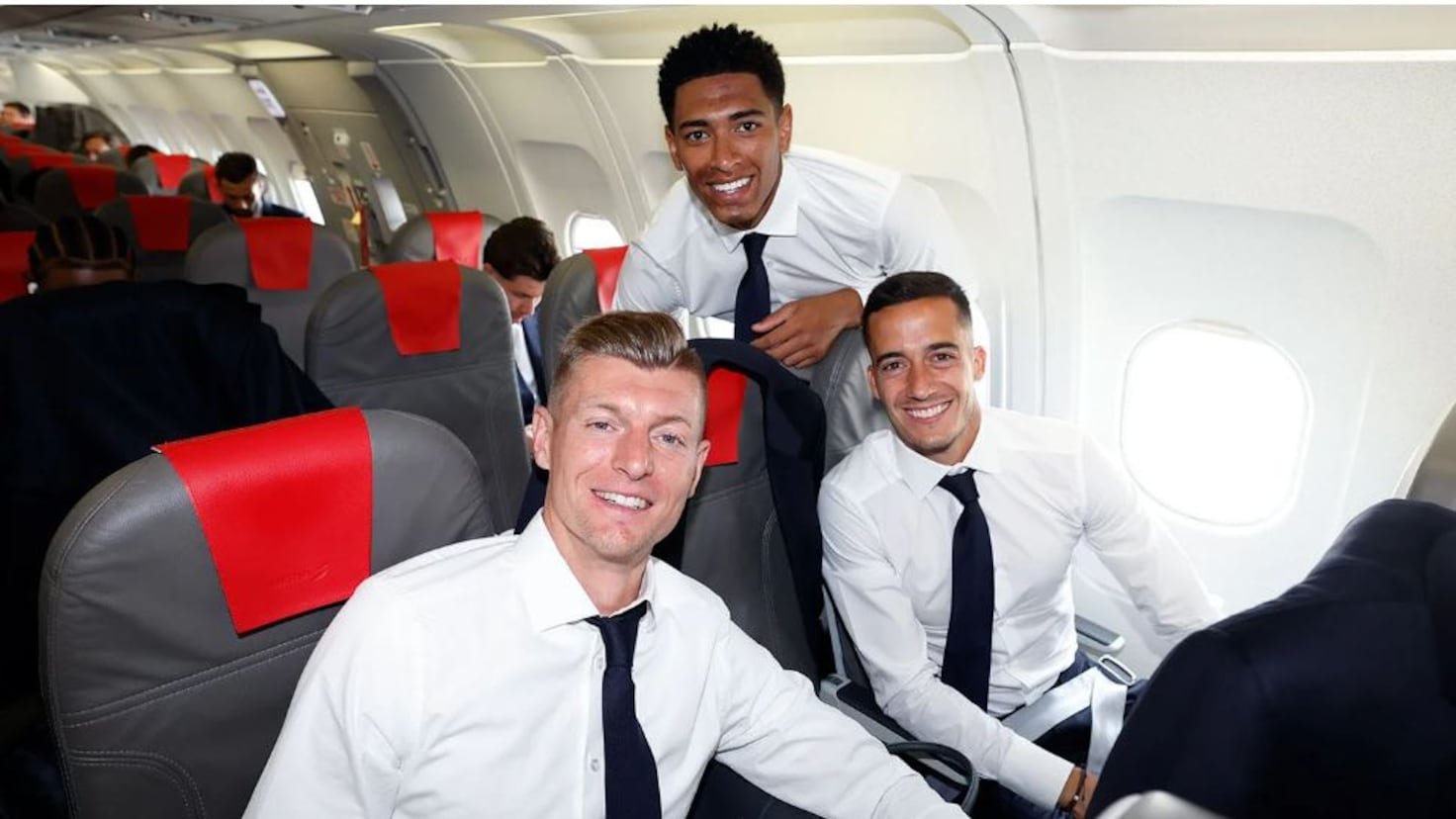 El viaje del Real Madrid a Londres en imágenes