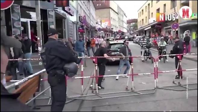 Eurocopa 2024: La polica dispara hasta seis veces a un hombre con un pico y un cctel molotov en Hamburgo