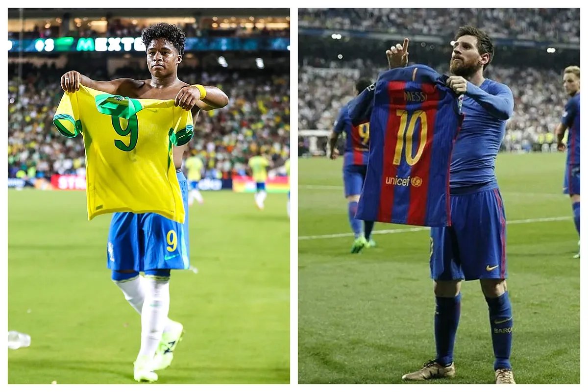 Copa Amrica 2024: El Madrid se relame: Vinicius asiste, Endrick marca el gol de la victoria y lo celebra a lo Messi en el Bernabu