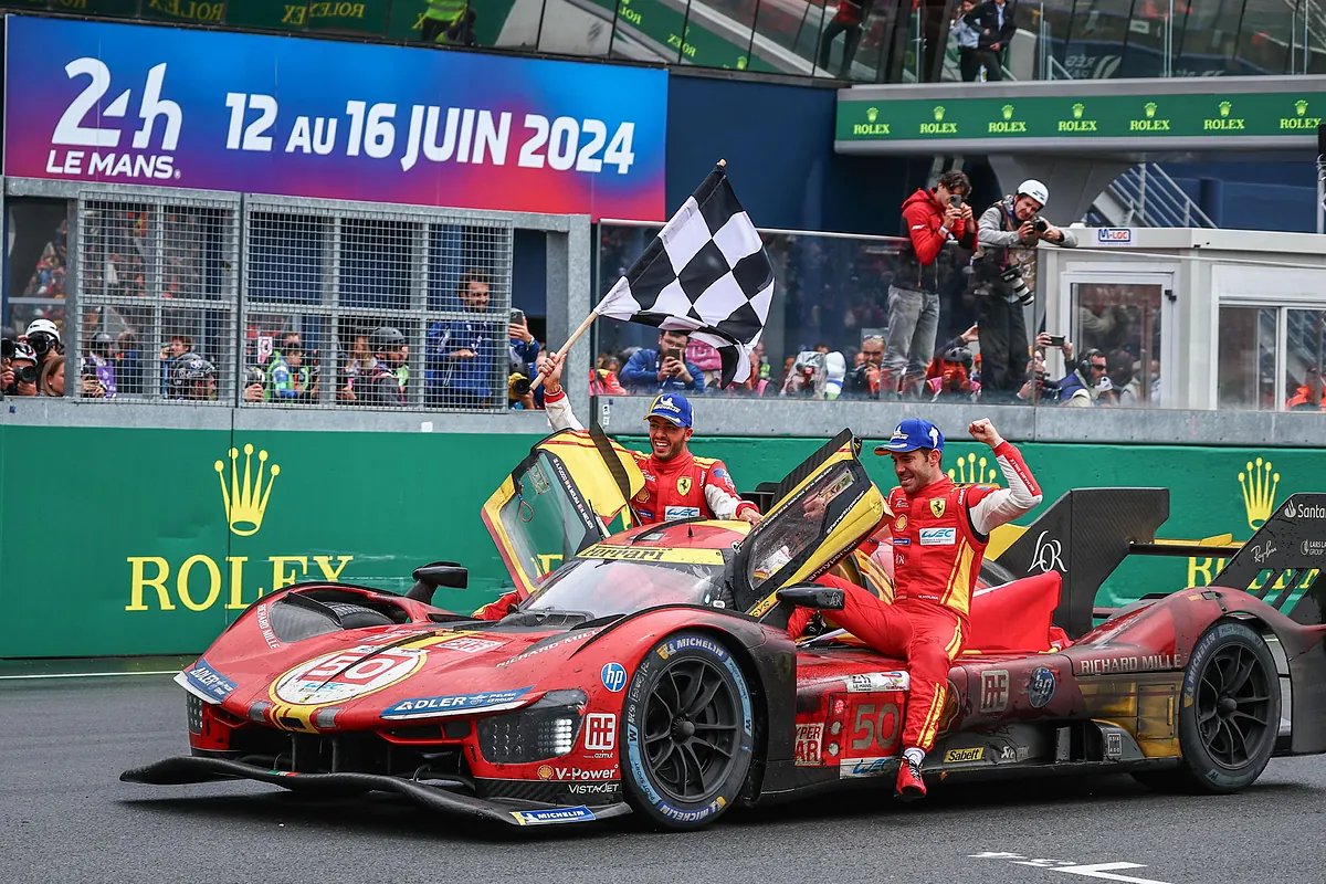 Miguel Molina gana las 24 Horas de Le Mans con Ferrari; Palou, sptimo