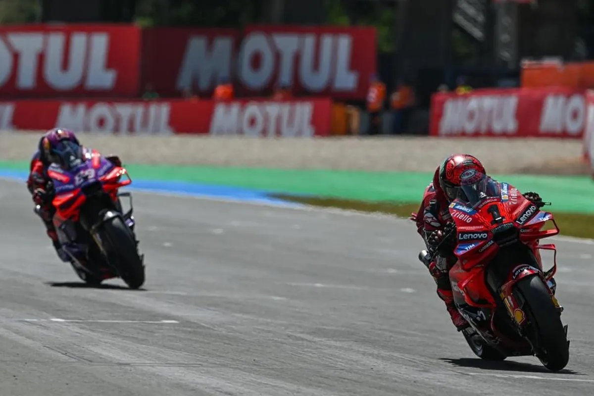 Bagnaia no da opcin a Jorge Martn y Marc Mrquez salva puntos al final