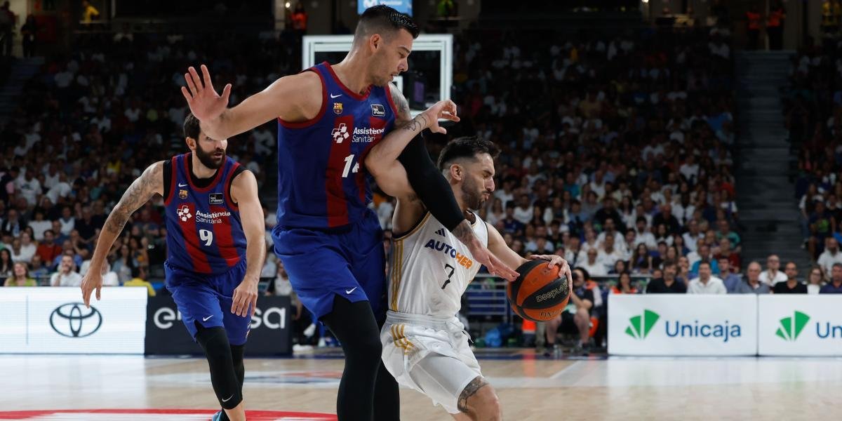 Real Madrid: horario y dónde ver por TV el tercer partido de semifinales del playoff de Liga Endesa que se disputa en el Palau Blaugrana
