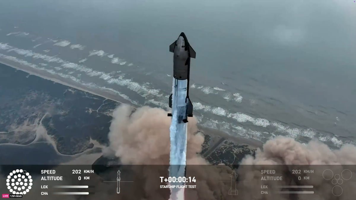 Directo | Lanzamiento de ‘Starship’: el megacohete vuela con el reto de no explotar en su regreso a la Tierra | Ciencia