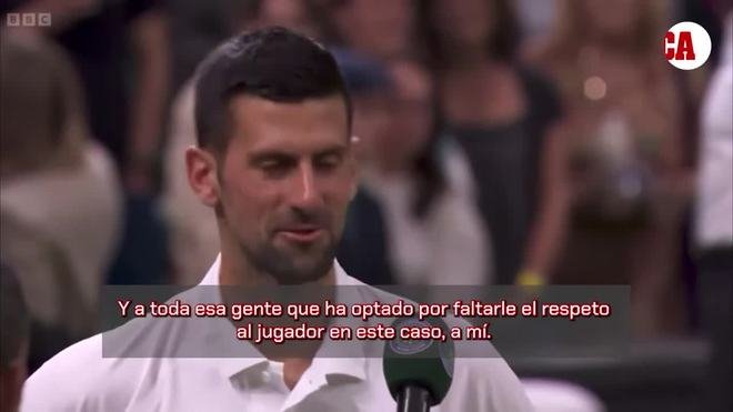Wimbledon 2024: Djokovic planta a la BBC tras insistir en la polmica con los aficionados: "Tienes alguna otra pregunta?"