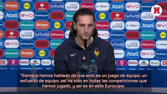 Rabiot: "Si Griezmann estuviera a tope sera ms fcil, pero no es el caso y esperamos mucho ms de l"