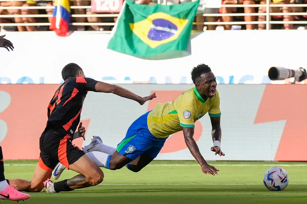 Brasil se complica en la Copa Amrica: empata con Colombia y se medir a Uruguay en cuartos sin Vinicius