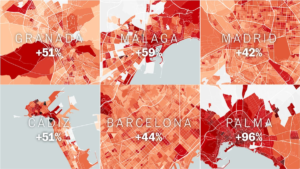 Mapa | Así han subido los precios del alquiler desde 2011, calle a calle | Economía