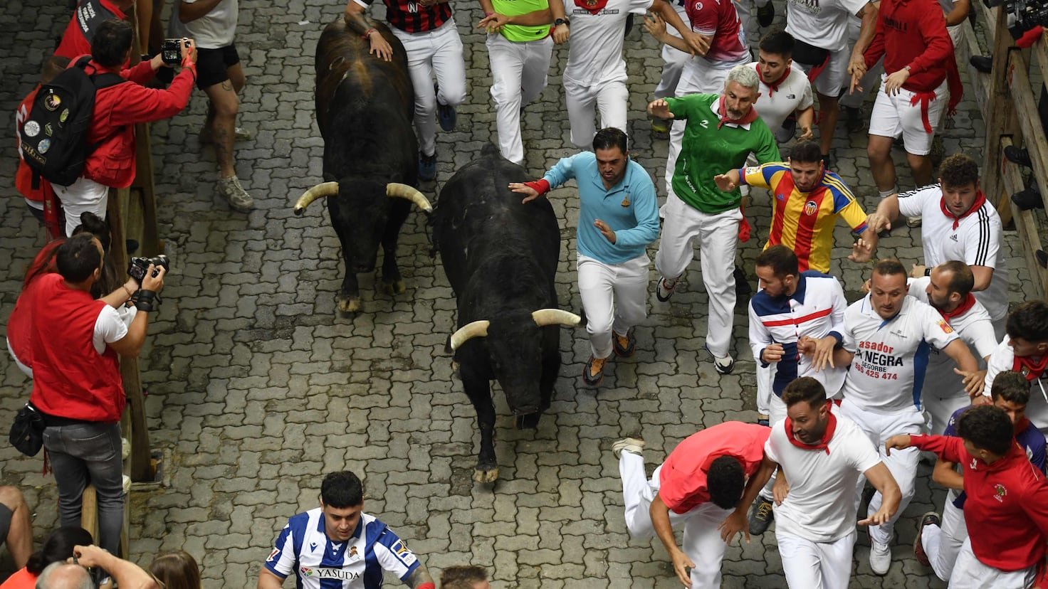 San Fermín 2024, resumen y vídeo del quinto encierro de los Sanfermines de Pamplona hoy | Última hora