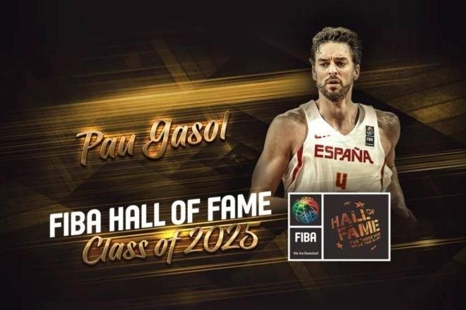 Pau Gasol entra en el Hall of Fame que le faltaba