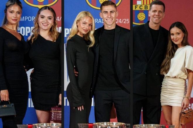 la cena de los futbolistas con sus novias