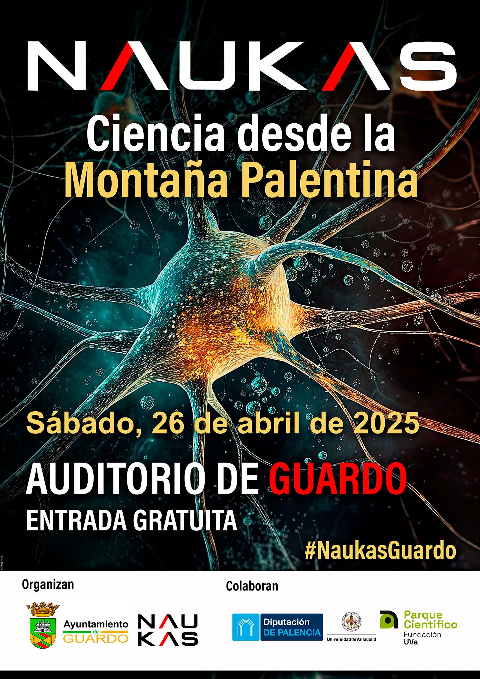 Programa definitivo de Naukas Guardo 2025 – Ciencia desde la Montaña Palentina (26 de abril)