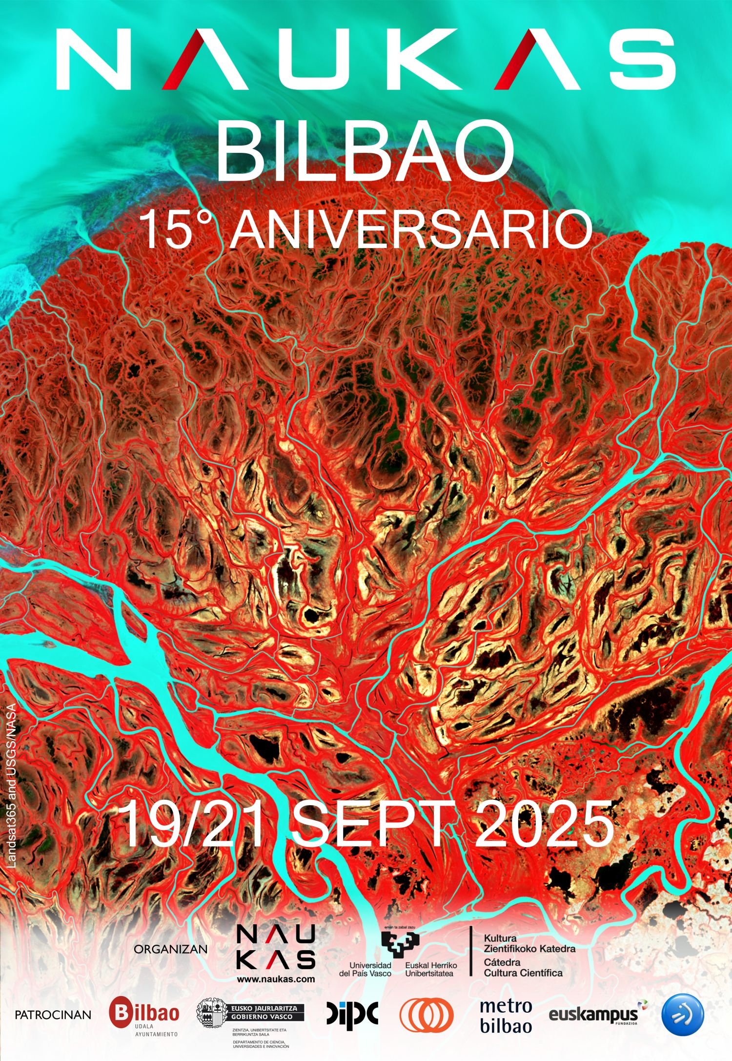 Ya tenemos cartel y fechas para Naukas Bilbao 15º Aniversario