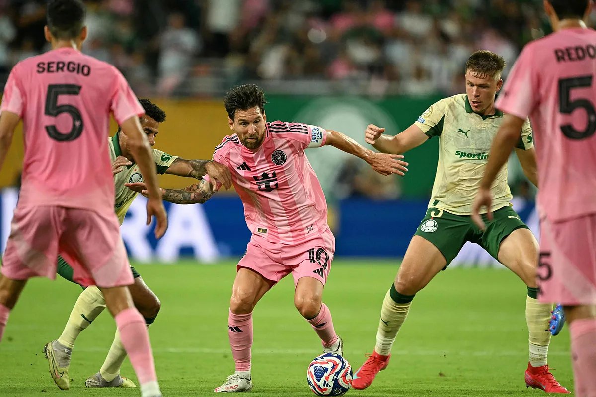 El Inter Miami de Messi se mete en un lío ante Palmeiras y se medirá al PSG en octavos de final