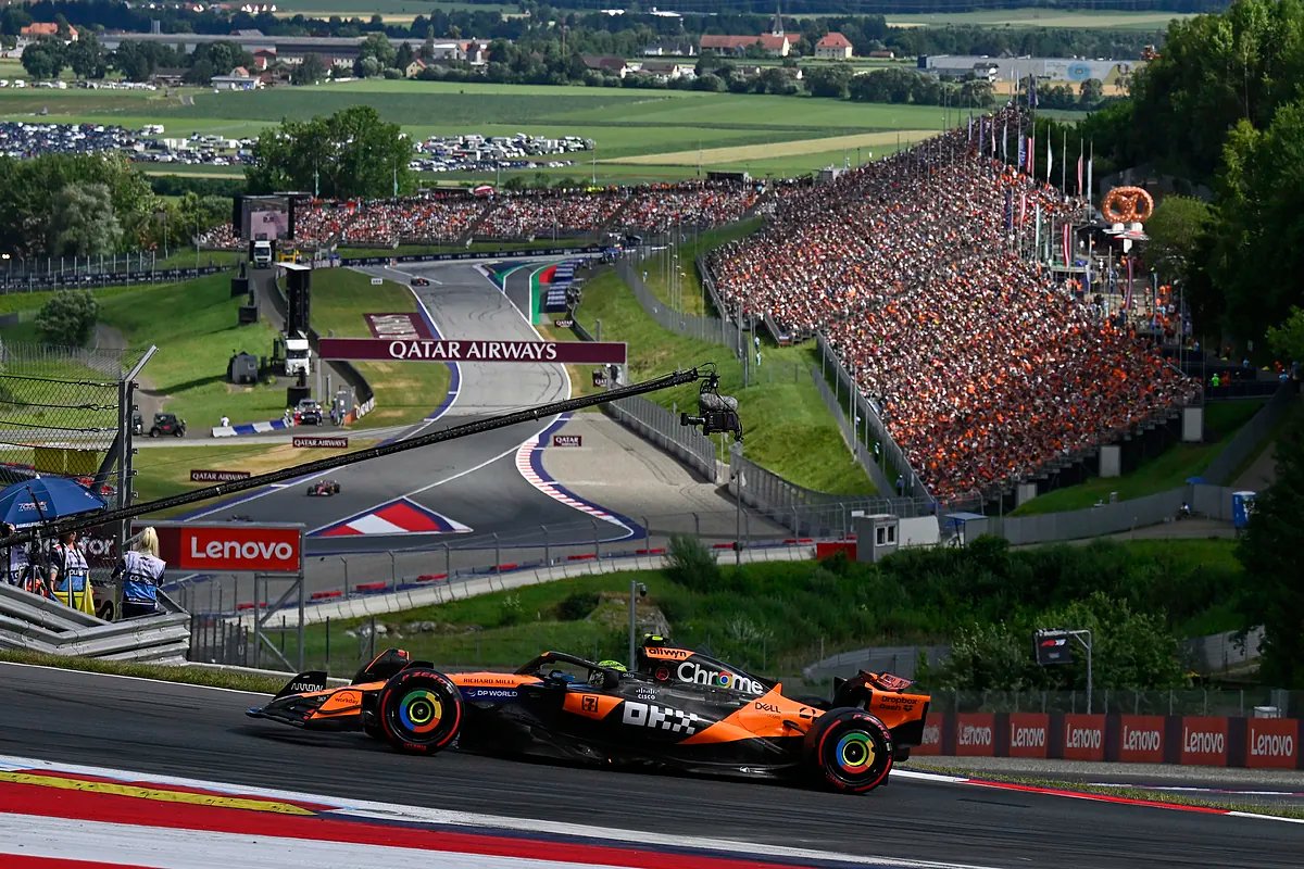 Norris se da la alegría de una 'pole' en el Red Bull Ring, con malas sensaciones de Alonso y Sainz