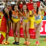 El relevo femenino 4x100 salva la papeleta de España en la segunda jornada del Europeo por Equipos