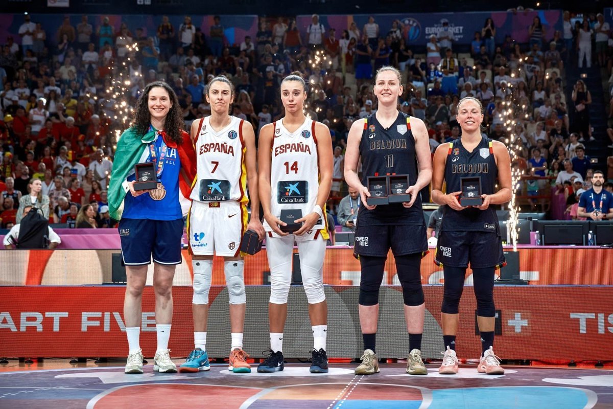 Carrera, Torrens y Ortiz, premiadas en el Eurobasket