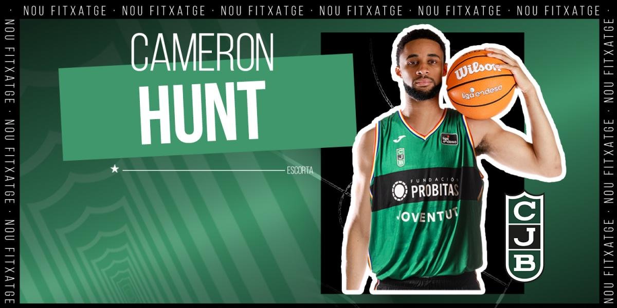 Cameron Hunt cambia Manresa por Badalona