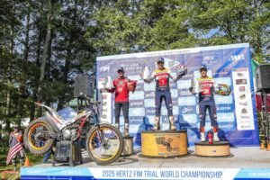 Bou, Busto y Marcelli, en el podio de Rhode Island (Estados Unidos).