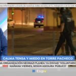 Chema Crespo asustado durante el golpe