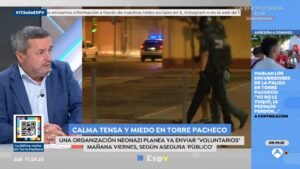 Chema Crespo asustado durante el golpe