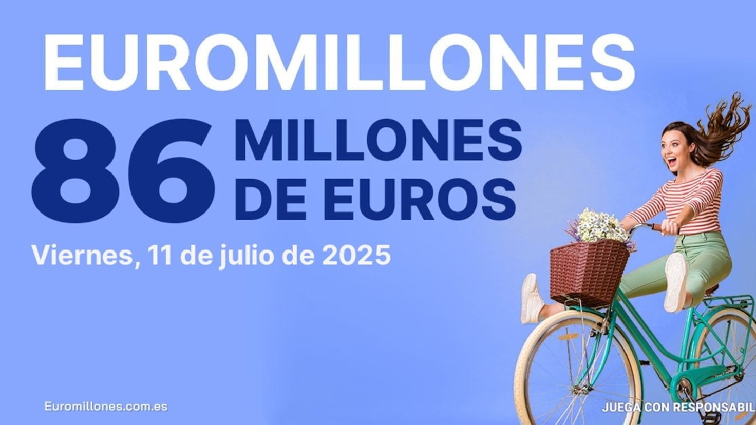 Euromillones: comprobar los resultados del sorteo de hoy, viernes 11 de julio