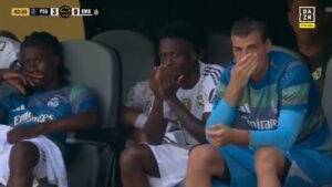 La ‘pillada’ a Vinicius en el banquillo con 3-0 en el marcador que ha generado polémica