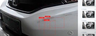 Imagen de túneles con IA para detectar daños en coches de alquiler