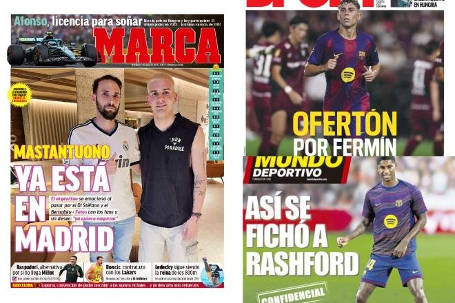 Mastantuono ya está aquí, ofertón por Fermín...