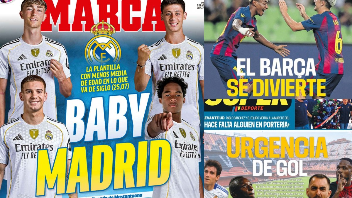 Así vienen las portadas del día