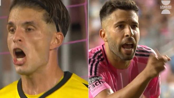 El pique entre un portero y Jordi Alba en la tanda de penaltis